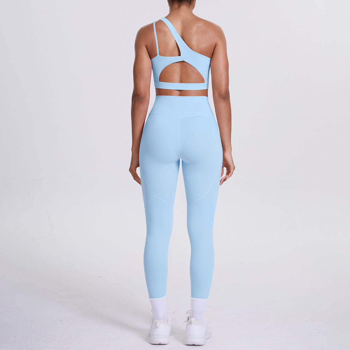 SOLBANA Studio One-Shoulder Pocket Legging Set - alternate product view