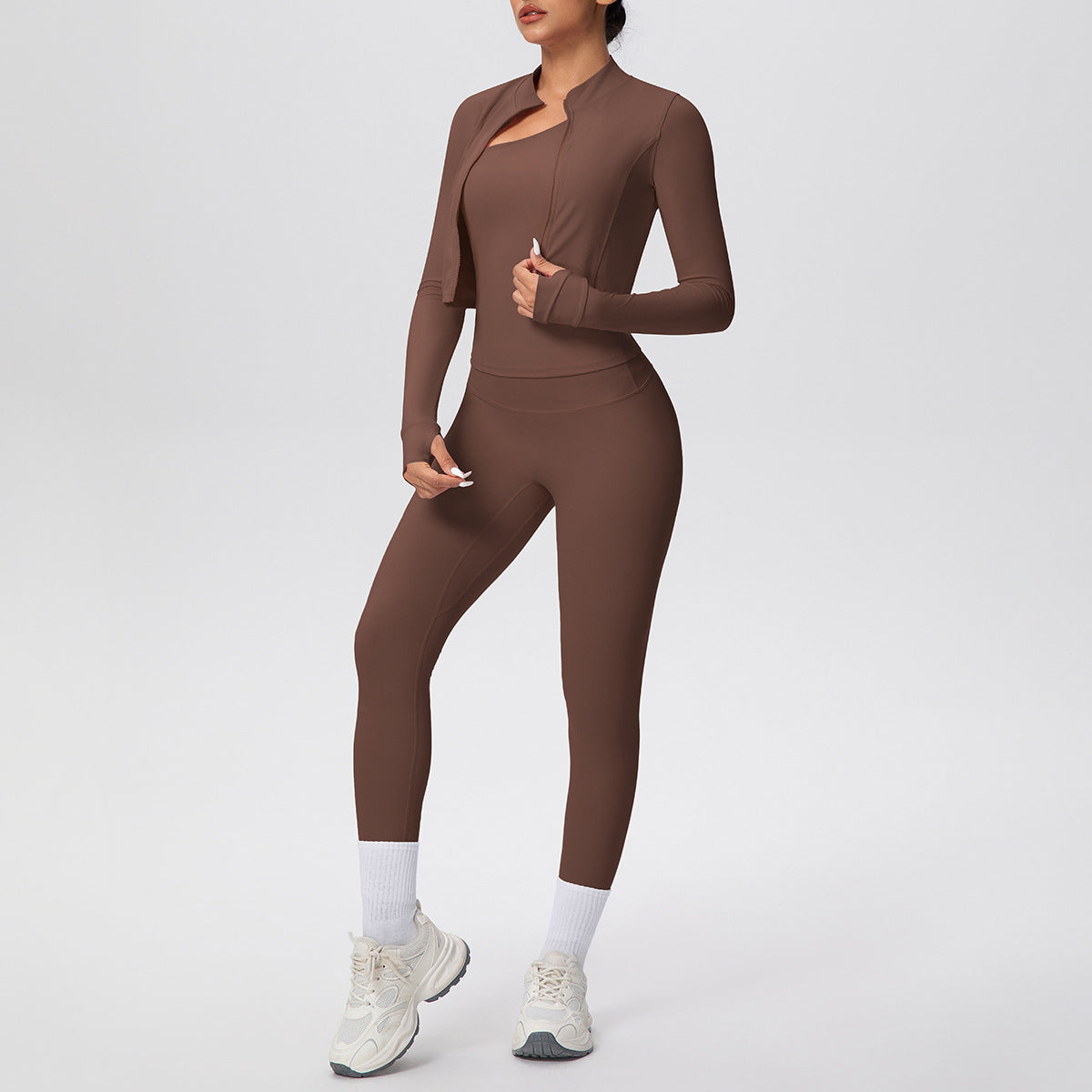 Women's Studio One-Shoulder matching activewear set