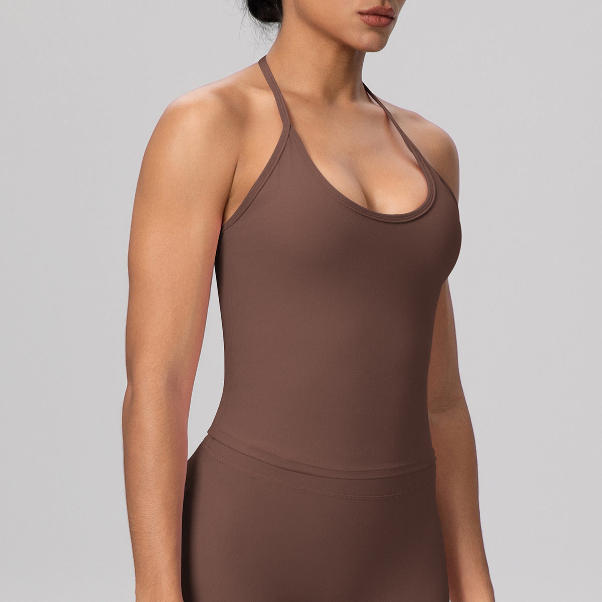 SOLBANA Coast Lace-Up Halter Tank - alternate product view