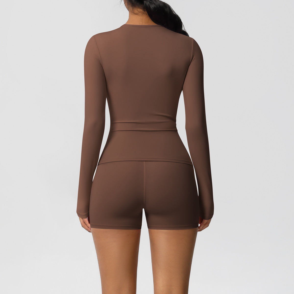 SOLBANA Form Long-Sleeve 2-Piece Short Set - alternate product view