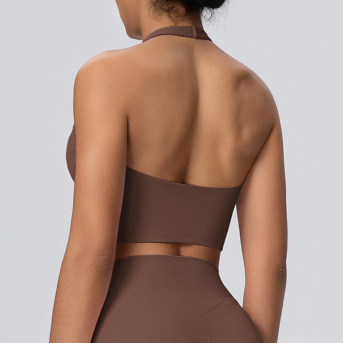 SOLBANA Studio Open-Back Halter Bra - alternate product view