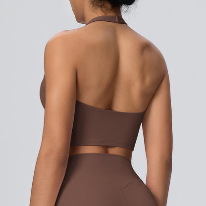 SOLBANA Studio Open-Back Halter Bra - alternate product view
