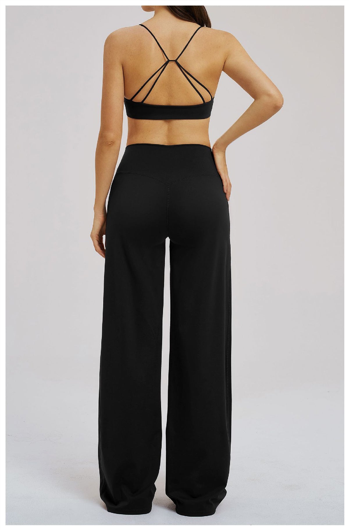 SOLBANA Studio Cross-Waist 2-Piece Wide-Leg Set - alternate product view