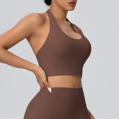 SOLBANA Studio Open-Back Halter Bra - alternate product view