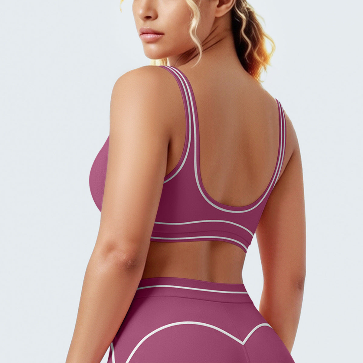 SOLBANA Contour Contrast U-Back Bra - alternate view