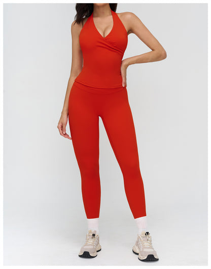 SOLBANA Studio V-Neck Halter Tank - alternate product view