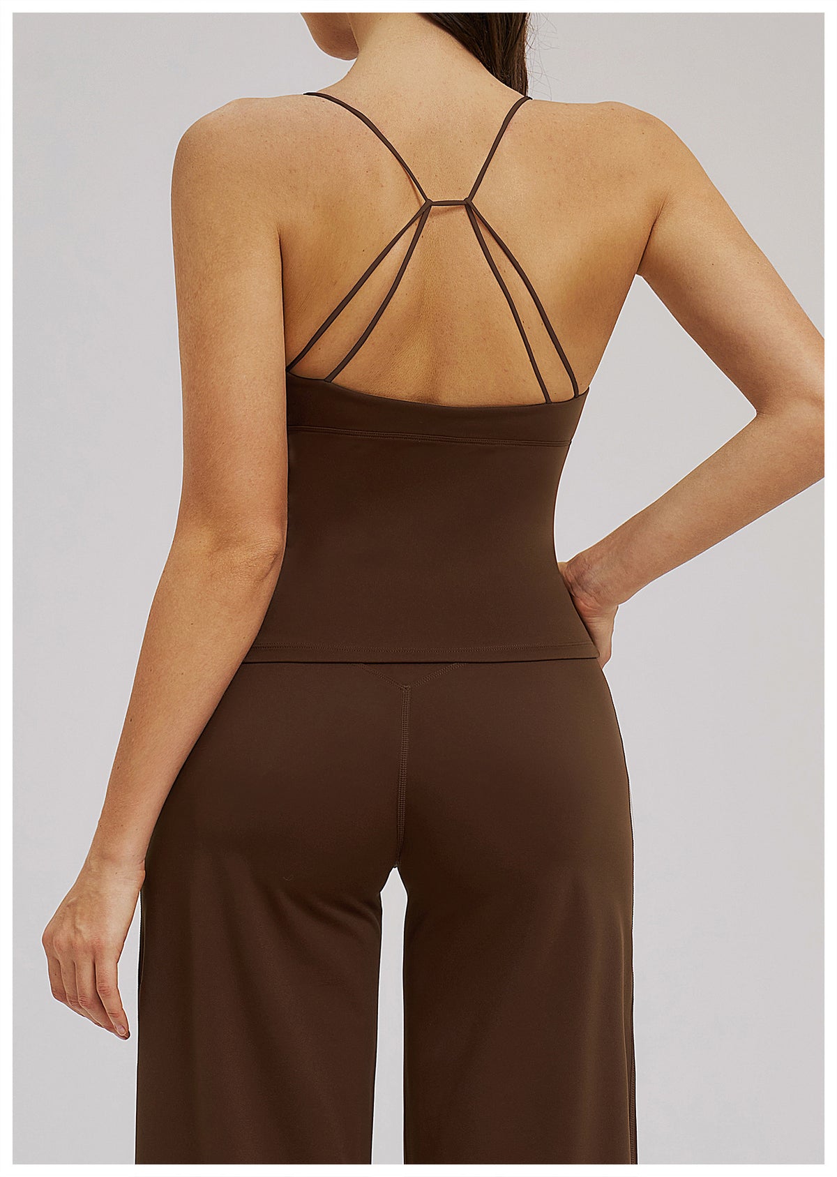 SOLBANA Studio Cutout Strap Tank - alternate product view
