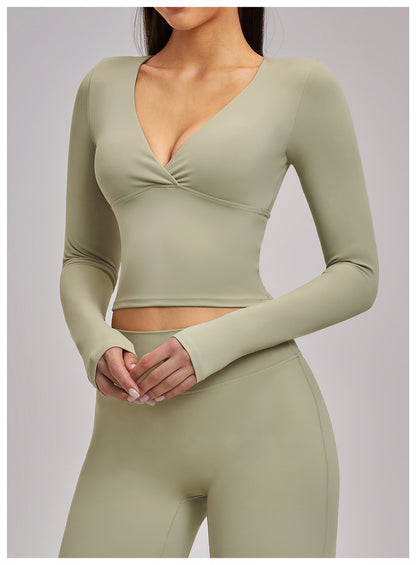 SOLBANA Studio Ruched Long Sleeve - alternate product view