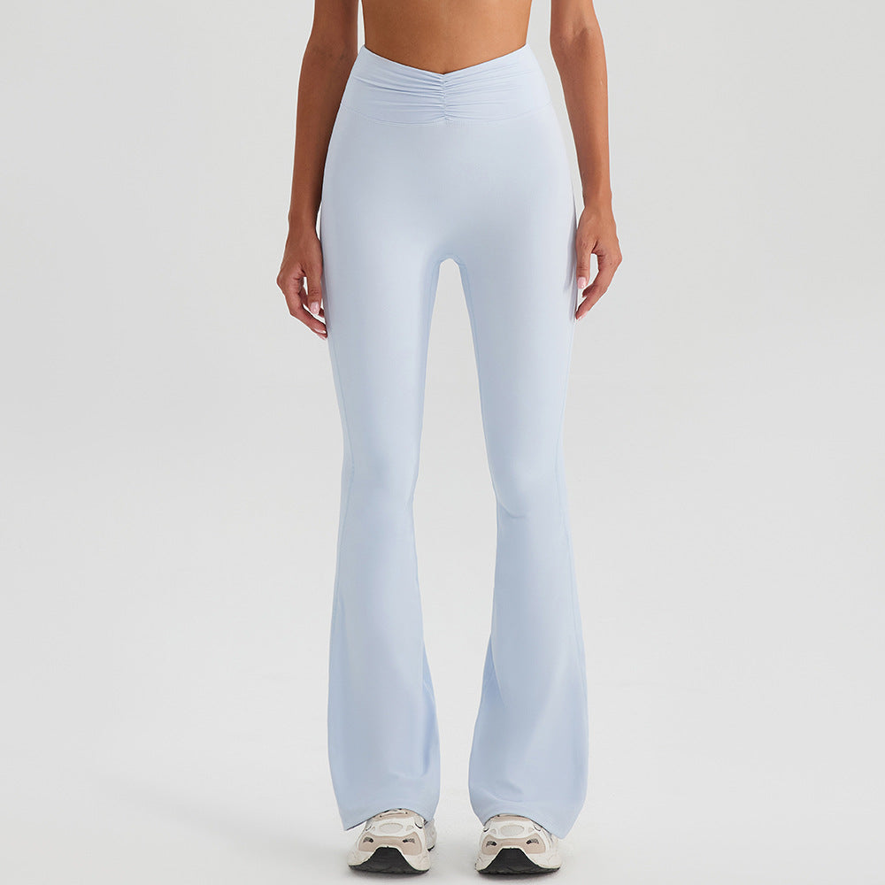 SOLBANA Form Ruched Flare in Cloud Blue