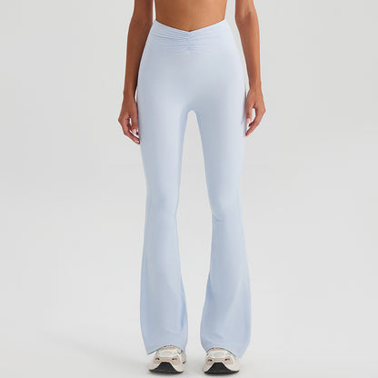 SOLBANA Form Ruched Flare in Cloud Blue