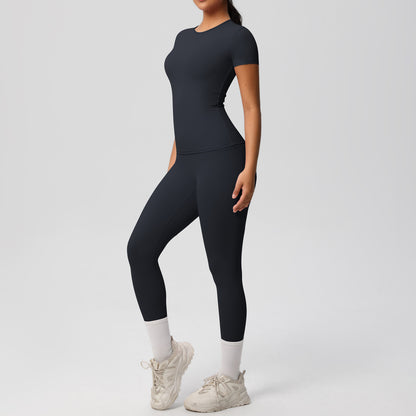 SOLBANA Form Short-Sleeve 2-Piece Pant Set - alternate product view