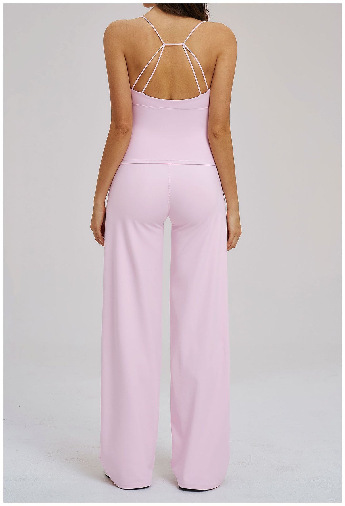 SOLBANA Studio Cutout 2-Piece Wide-Leg Set - alternate product view