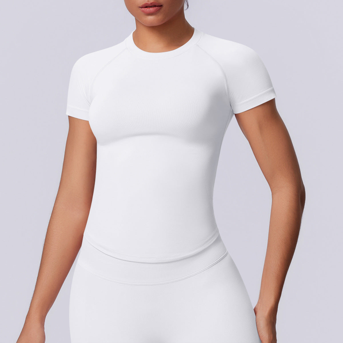 SOLBANA Studio Seamless Tee in White