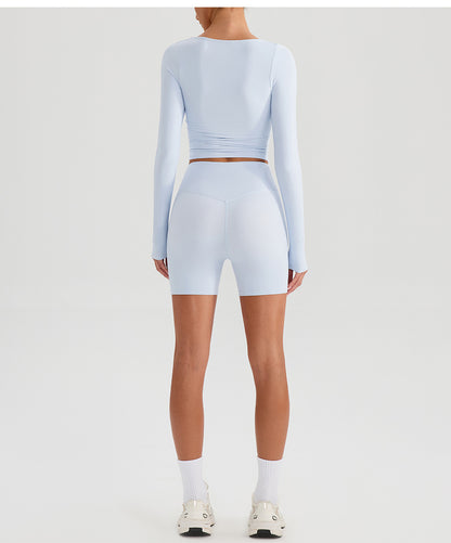 SOLBANA Studio Deep-V Long Sleeve
