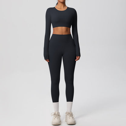 SOLBANA Form Long-Sleeve 2-Piece Legging Set - alternate product view