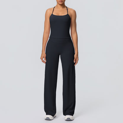 SOLBANA Studio Tie-Strap 2-Piece Pant Set - alternate product view