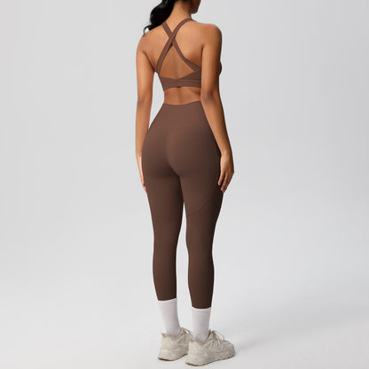 SOLBANA Studio Cutout 2-Piece Legging Set - alternate product view