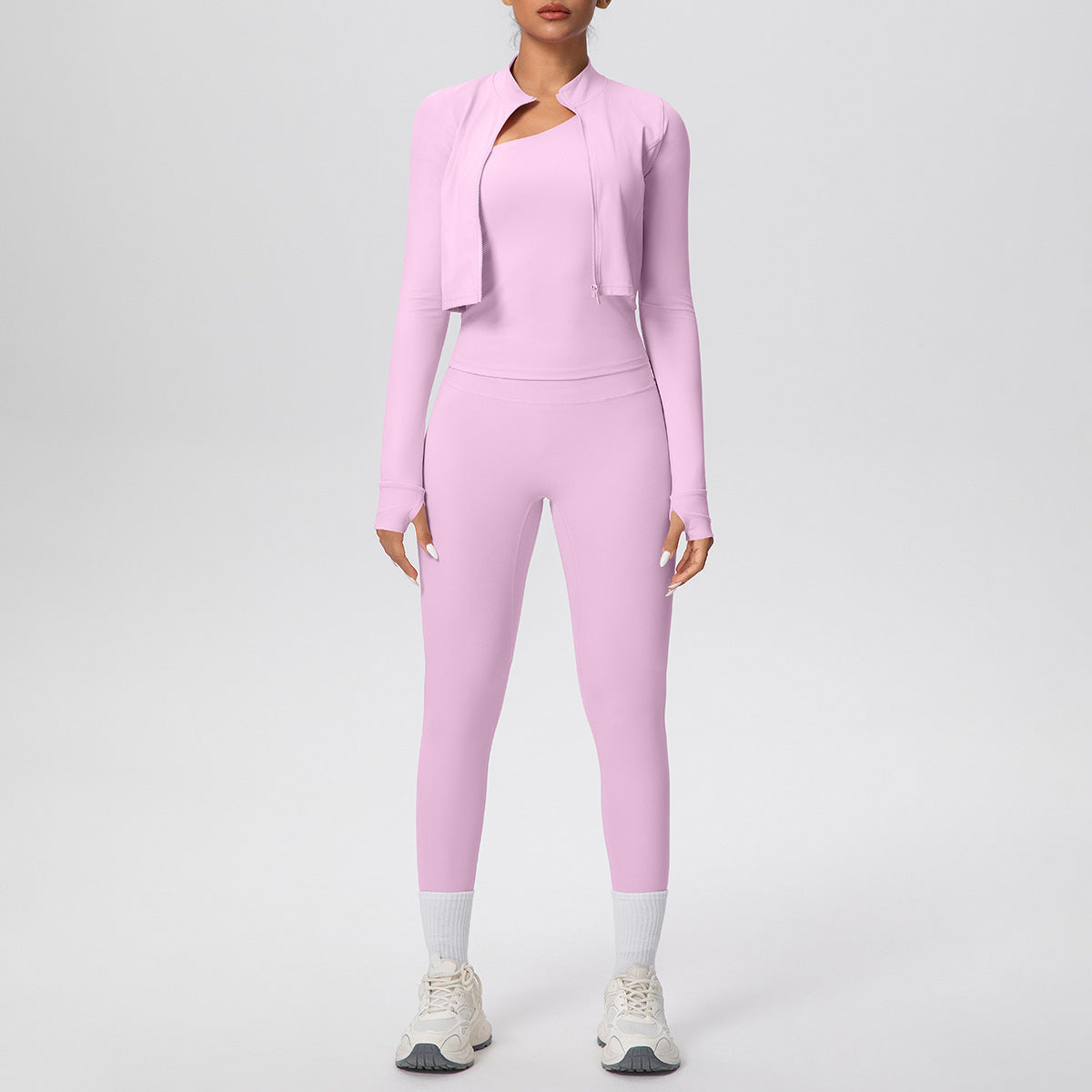 Studio One-Shoulder Three-Piece Set by SOLBANA - alternate view