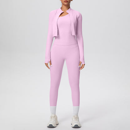 Studio One-Shoulder Three-Piece Set by SOLBANA - alternate view