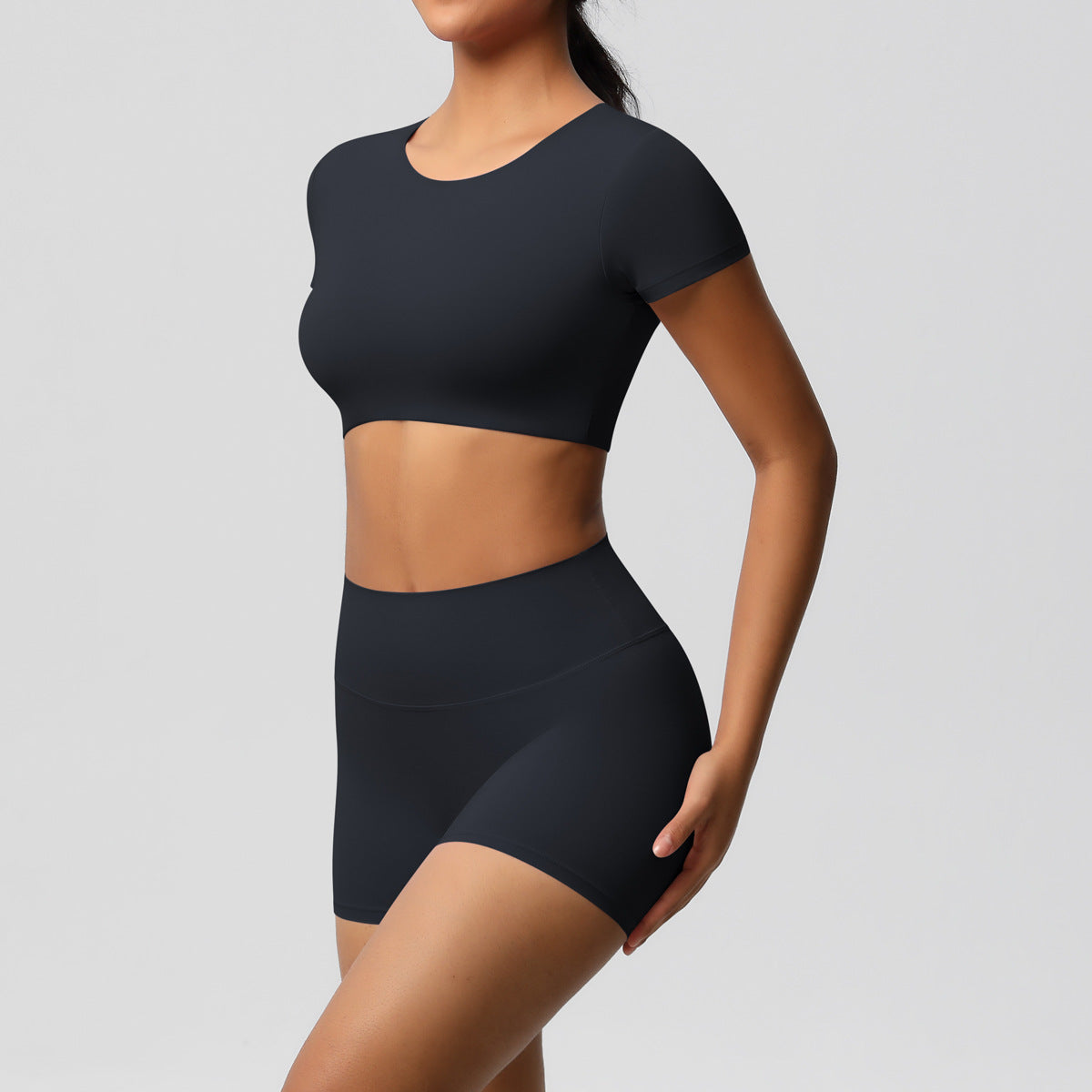 SOLBANA Form Padded Tee 2-Piece Short Set - alternate product view