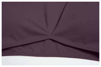 SOLBANA Studio Cropped V-Neck Long Sleeve - alternate product view