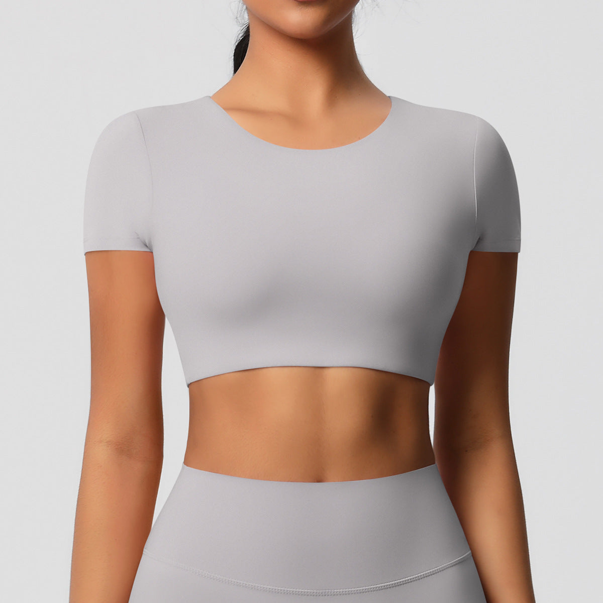 SOLBANA Studio Padded Crop Tee - alternate product view