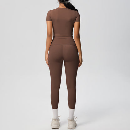 SOLBANA Form Tee 2-Piece Legging Set - alternate product view