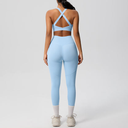 SOLBANA Studio Cutout 2-Piece Legging Set - alternate product view