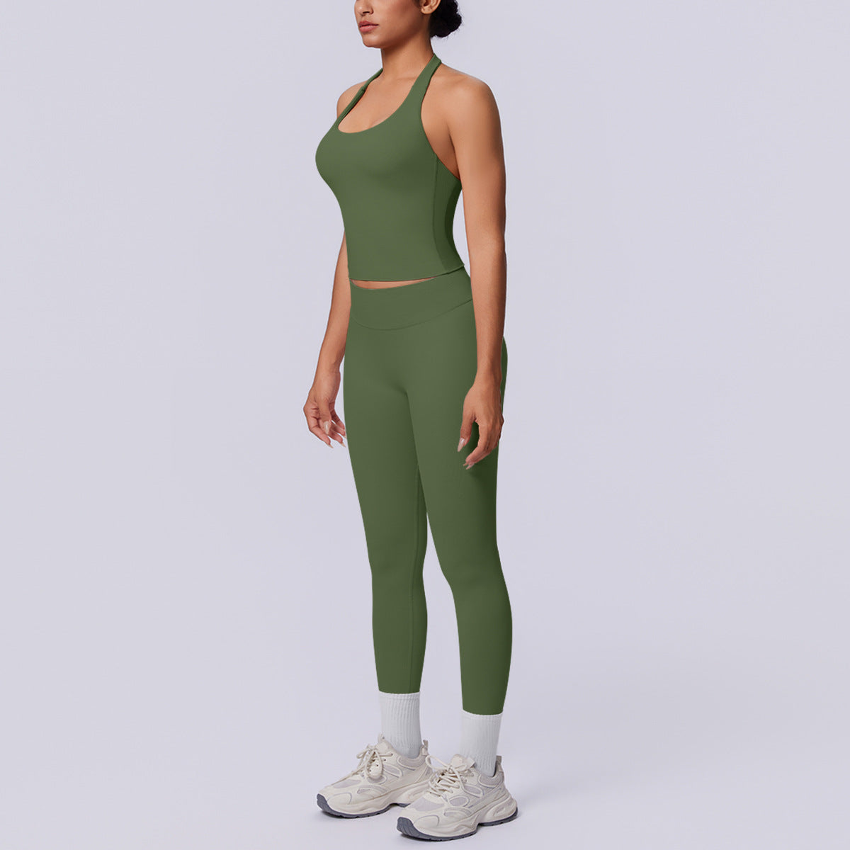 SOLBANA Studio Seamless Halter Set - alternate product view