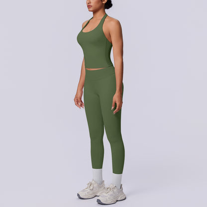 SOLBANA Studio Seamless Halter Set - alternate product view
