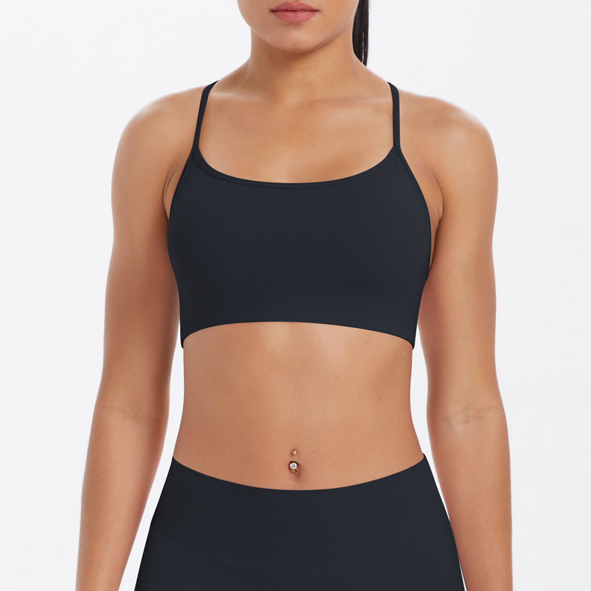 SOLBANA Studio Tie Crossback Bra - alternate product view