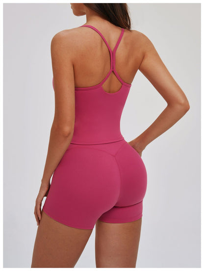 SOLBANA Studio Cutout cropped women's activewear tank