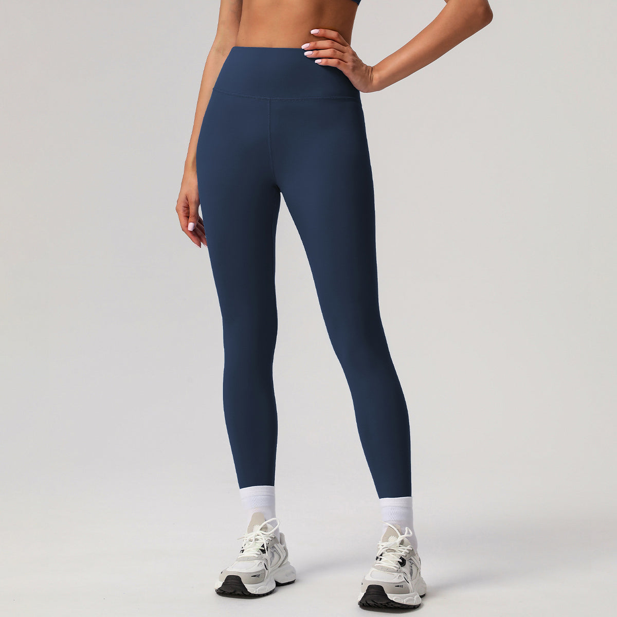 SOLBANA Form Everyday High-Rise Legging in Navy Blue