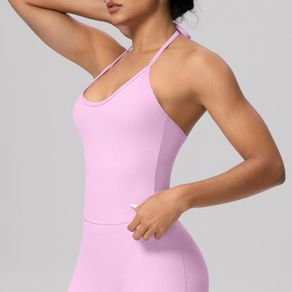 SOLBANA Coast Lace-Up Halter Tank - alternate product view