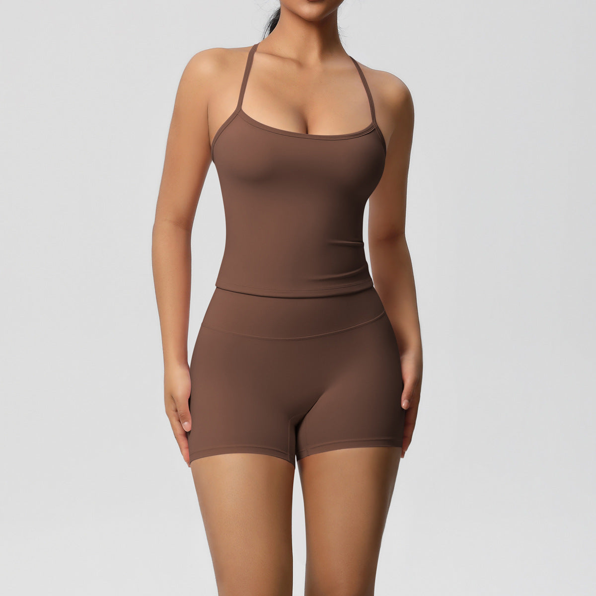 SOLBANA Studio Tie-Back High-Rise Short Set - alternate product view