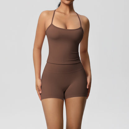 SOLBANA Studio Tie-Back High-Rise Short Set - alternate product view