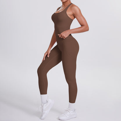 SOLBANA Form Pocket Tank 2-Piece Legging Set - alternate product view