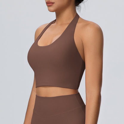 SOLBANA Studio Open-Back Halter Bra - alternate product view