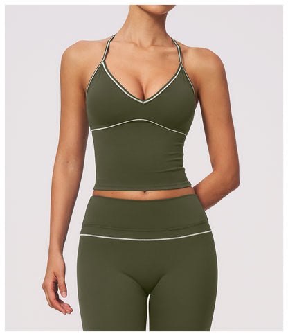SOLBANA Riviera Contrast Halter Top - alternate product view
