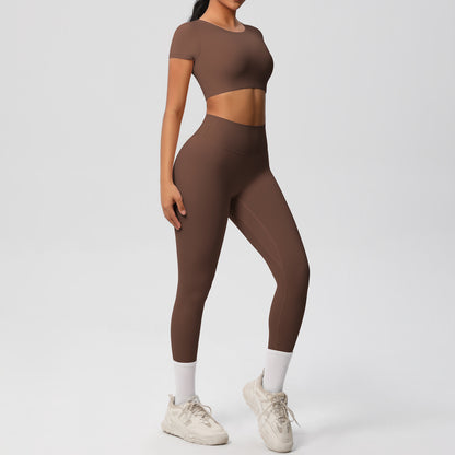 SOLBANA Form Sculpt Tee 2-Piece Legging Set - alternate product view
