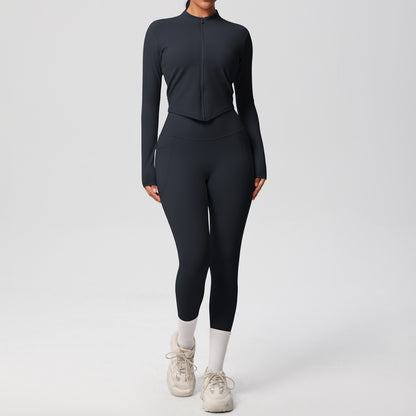 SOLBANA Form Zip Jacket 2-Piece Pant Set - alternate product view