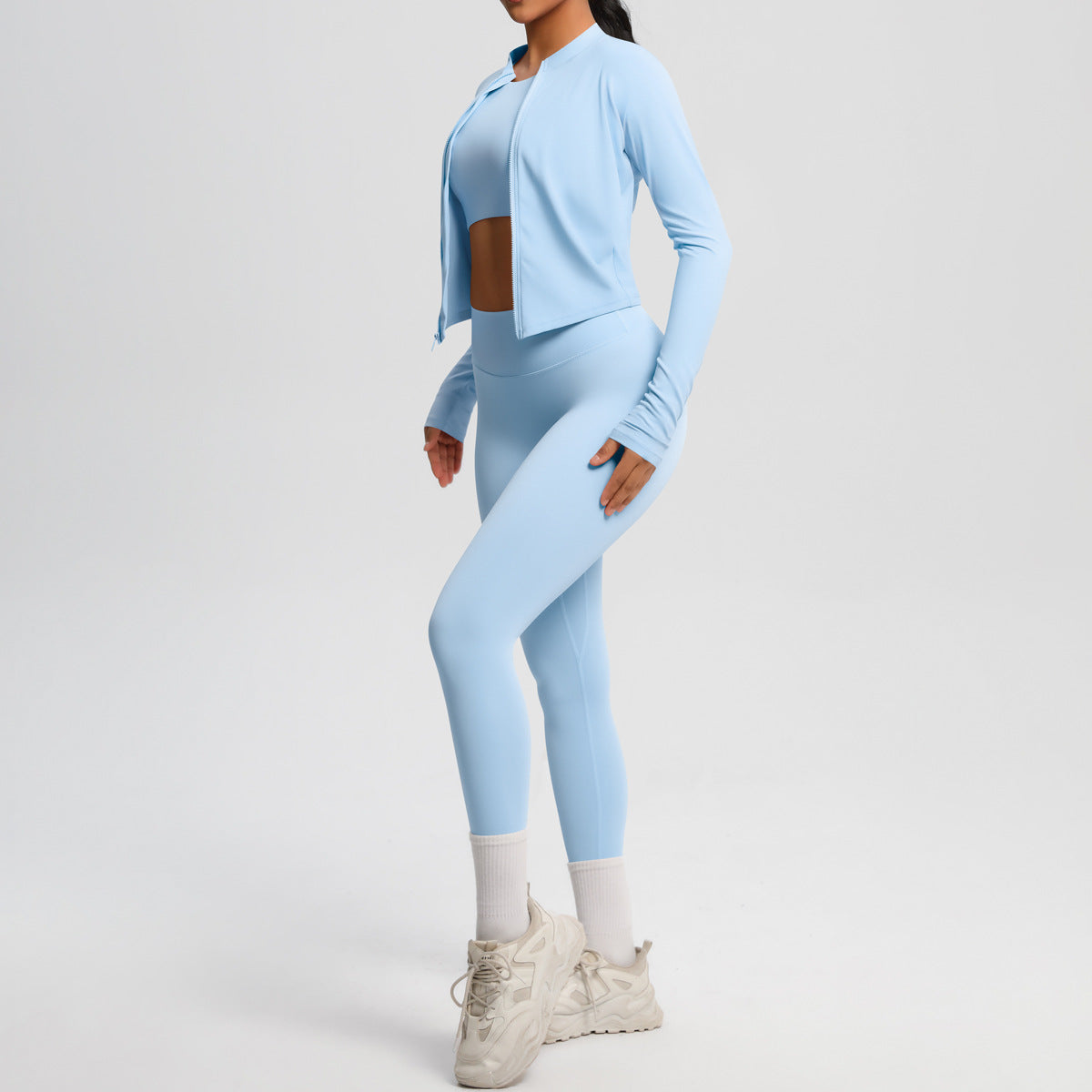 Women's Studio Sculpt Zip three-piece activewear set