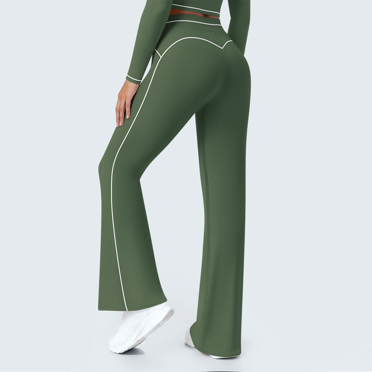 SOLBANA Contour Contrast Flare in Olive