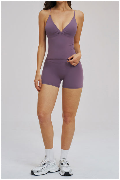 SOLBANA Studio Ruched Short Set - alternate product view
