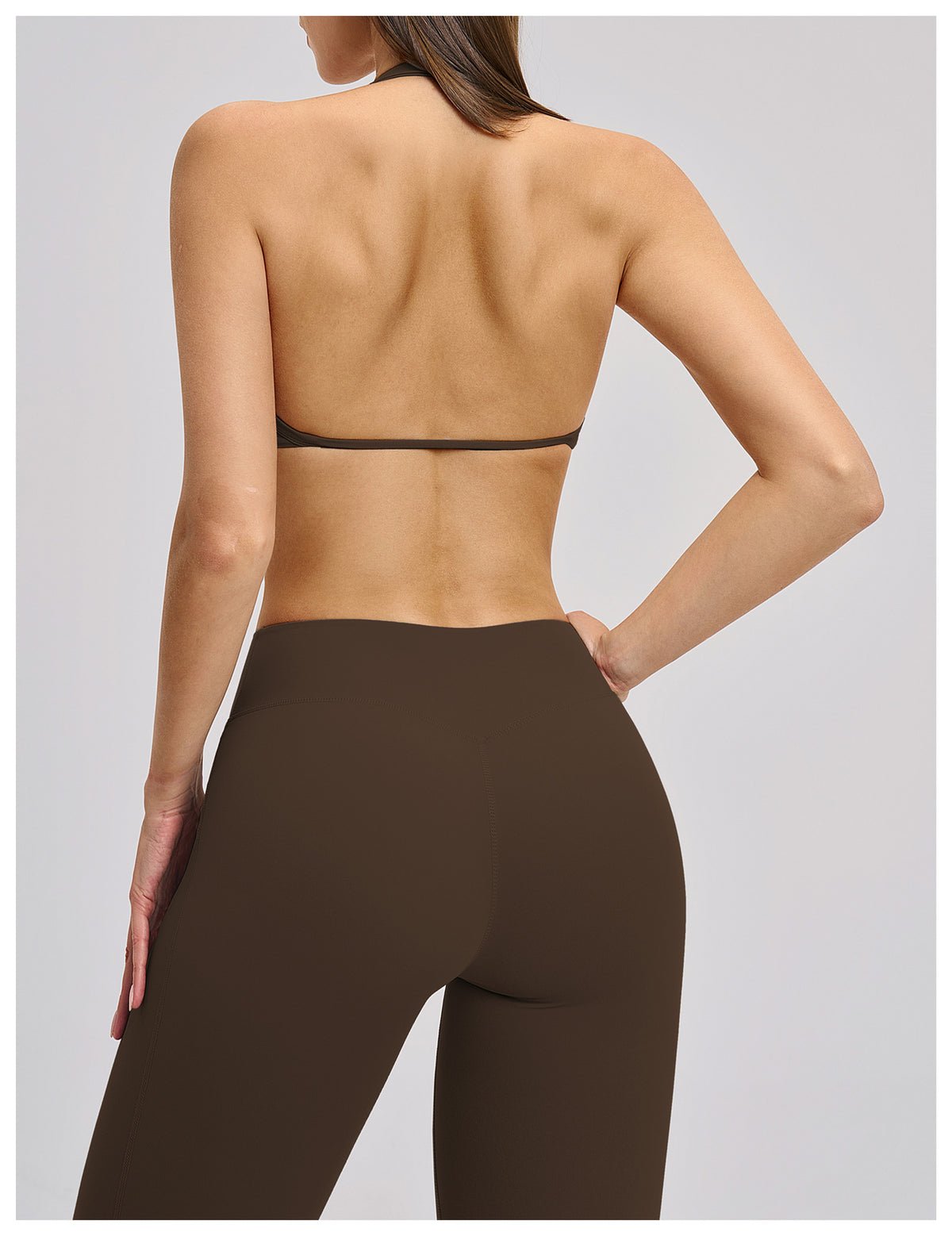 SOLBANA Form Open-Back Halter Bra - alternate product view