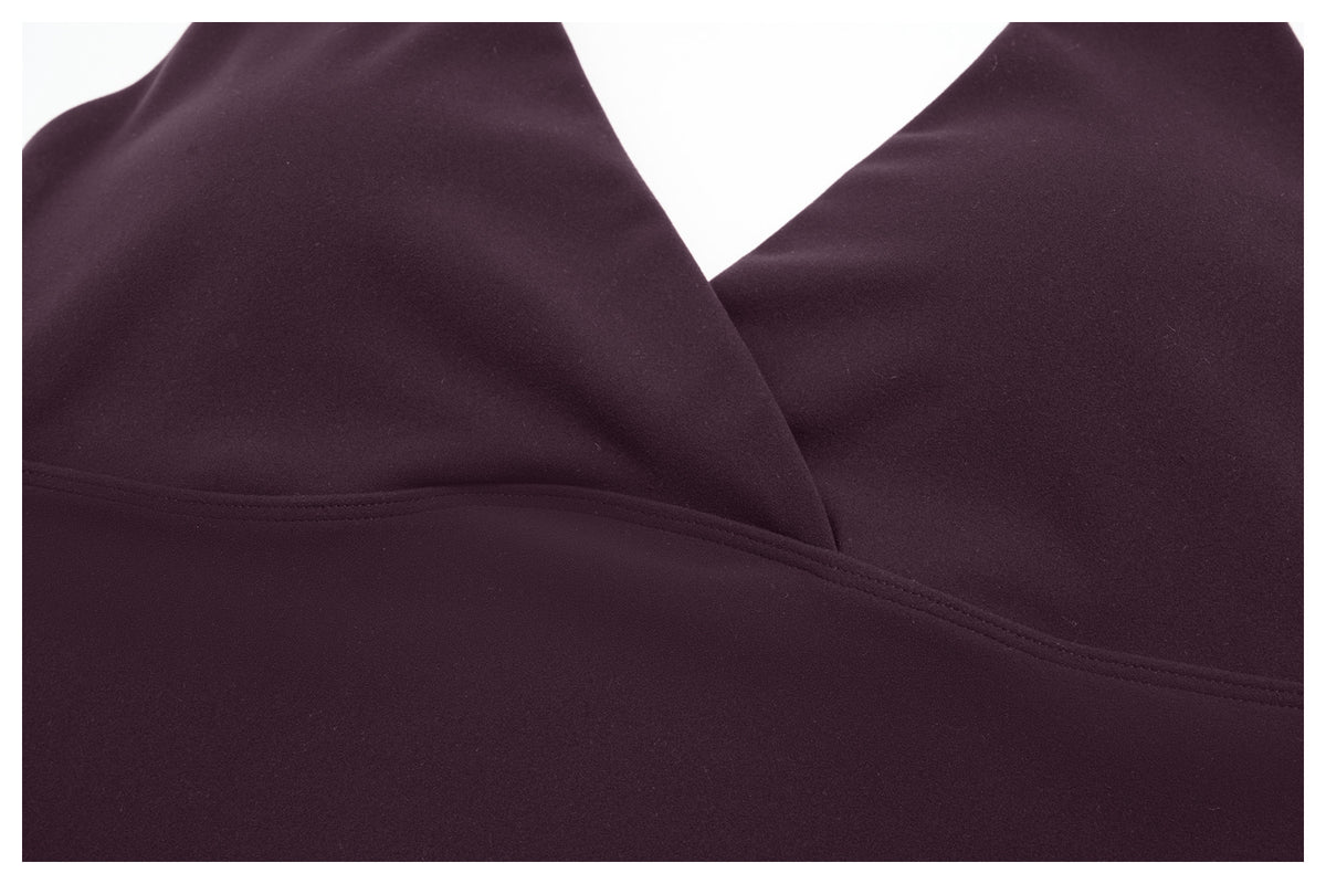 SOLBANA Studio Deep-V Halter 2-Piece Legging Set - alternate product view