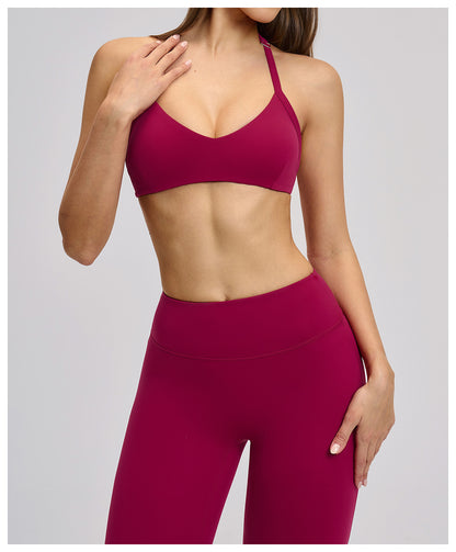 SOLBANA Form Open-Back Halter Bra - alternate product view
