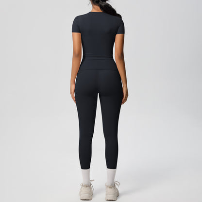 SOLBANA Form Tee 2-Piece Legging Set - alternate product view