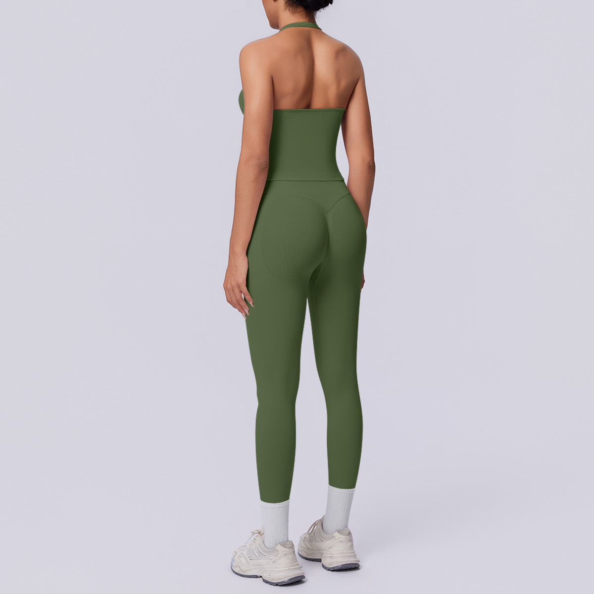 SOLBANA Studio Seamless Halter Set - alternate product view