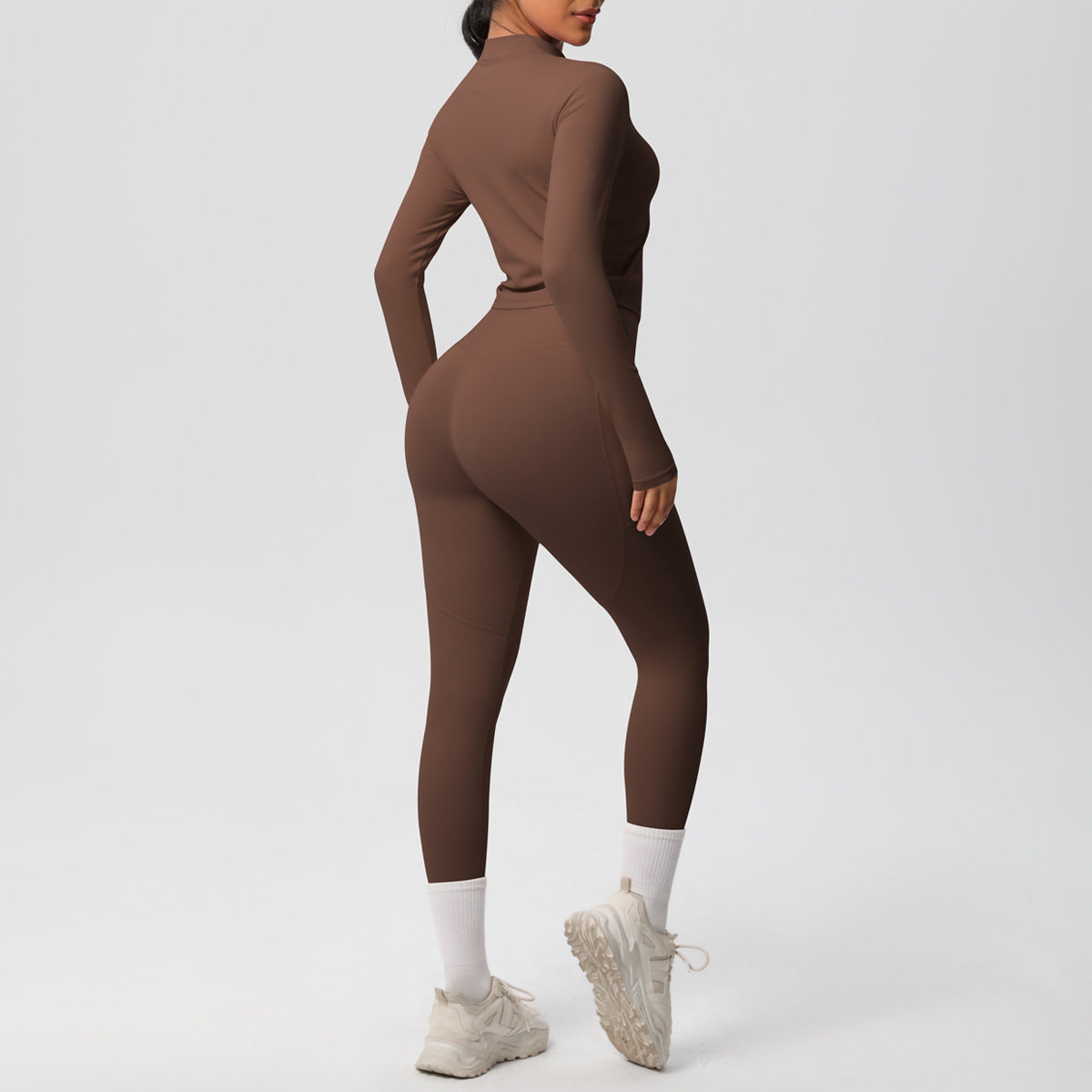 SOLBANA Form Zip Jacket 2-Piece Pant Set - alternate product view